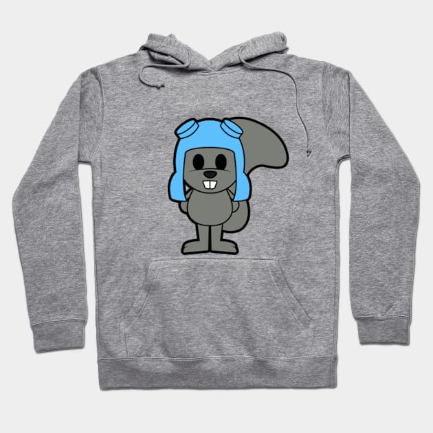 Rocky the Squirell Hoodie by mighty corps studio